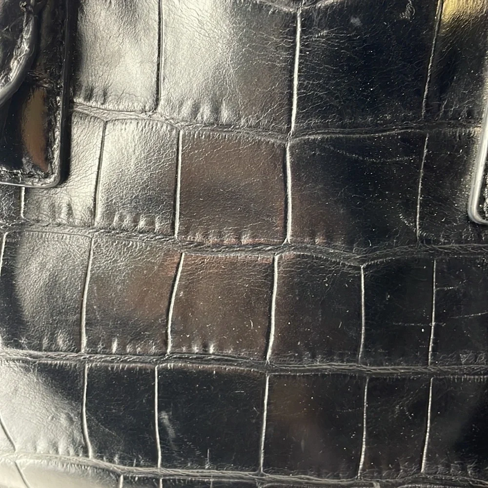 Michael Kors Dillon Large Croc Embossed Satchel